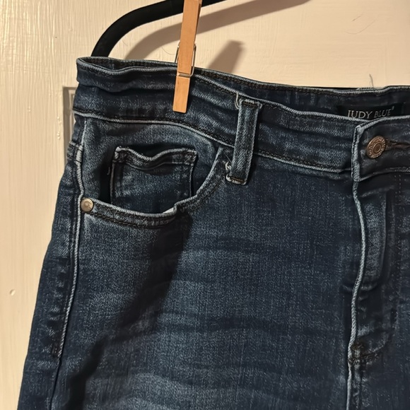 Judy Blue Slim Fit Dark Wash Women's Jeans Denim 15/32 Style # JB82428DK - Picture 4 of 10